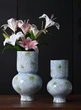 海清盐清波花系列陶瓷瓶RZJ欧式客厅玄关小新 风格