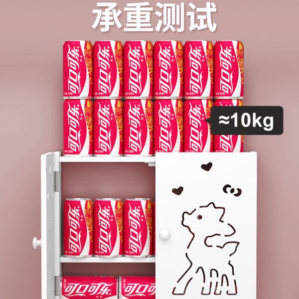 路由器收纳盒壁挂墙上放wifi无线猫机顶盒收纳柜电线插线板遮挡柜