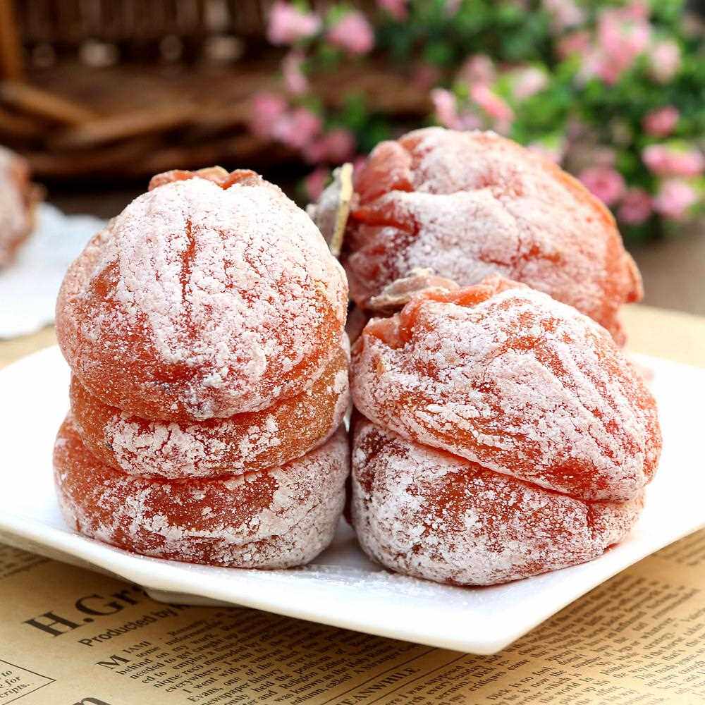 陕西富平曹村特产柿饼出口韩国吊饼独立包装5斤包邮