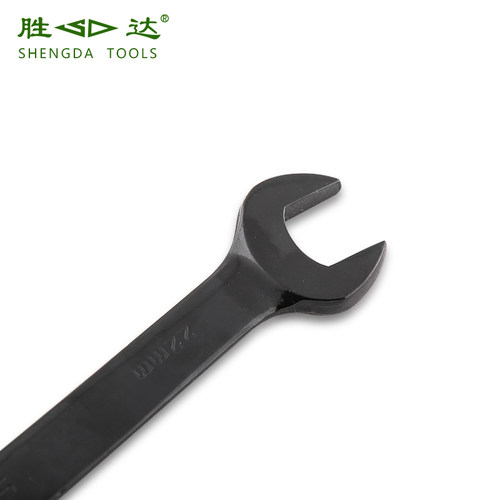 热销胜达工d具【发黑】两用扳手 开口梅花双头呆扳手 机修汽修手