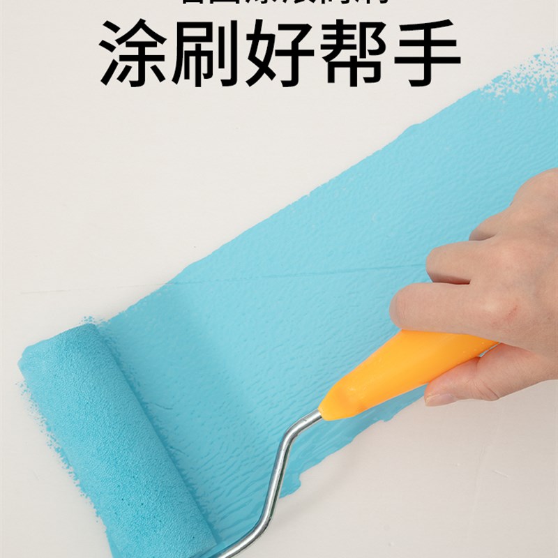 热销油漆高密海绵滚筒p刷滚刷乳胶漆刷墙工具涂料刷子小滚筒工具