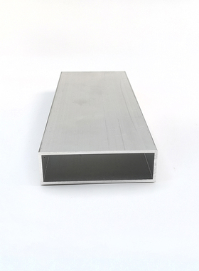 热销铝方管80x25nx2哑光白色铝方通金属平开门衣柜框架铝合金型材