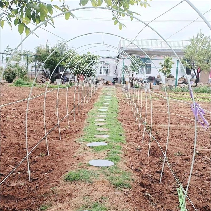 热销大棚支架拱杆温m室骨架种菜小拱棚弹力保温新型实心玻璃纤维