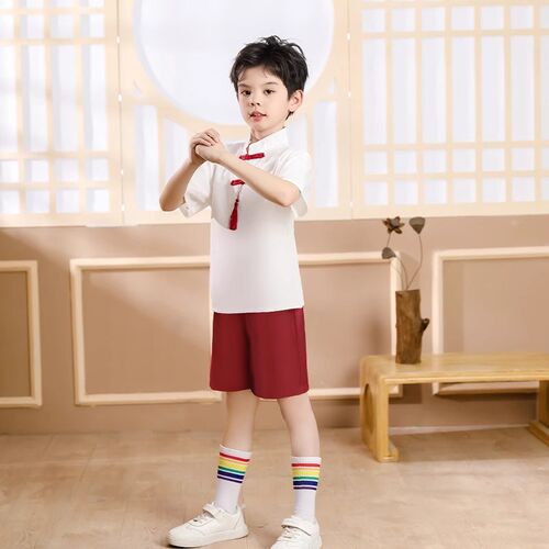 热销六一儿童节儿童朗诵演出w服幼儿园汉服高中小学生校服班服表