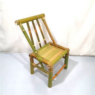 竹椅子靠背椅板凳儿童椅子休闲家用靠背椅餐椅家用小凳子纯手工椅