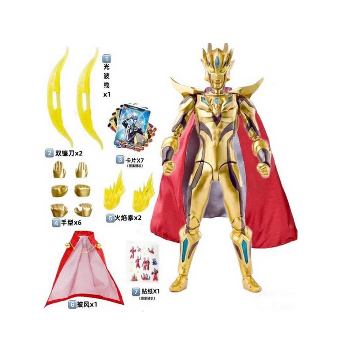 儿童新款奥特玩具曼手办布莱泽人偶变身器男孩变形机器人公仔玩偶