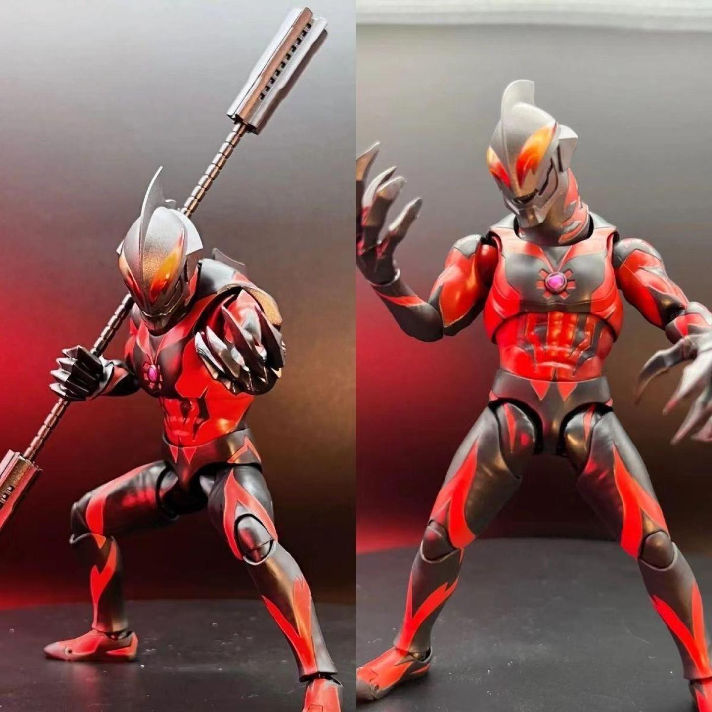 奥特玩具极恶贝利亚手办SHF关节可动人偶模型男孩礼物赛罗捷德