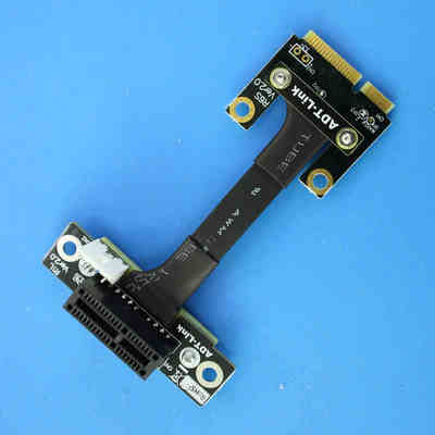 mini-PCIe转PCIe x1x4x8x16延长线 工控无线网卡接口 ADT