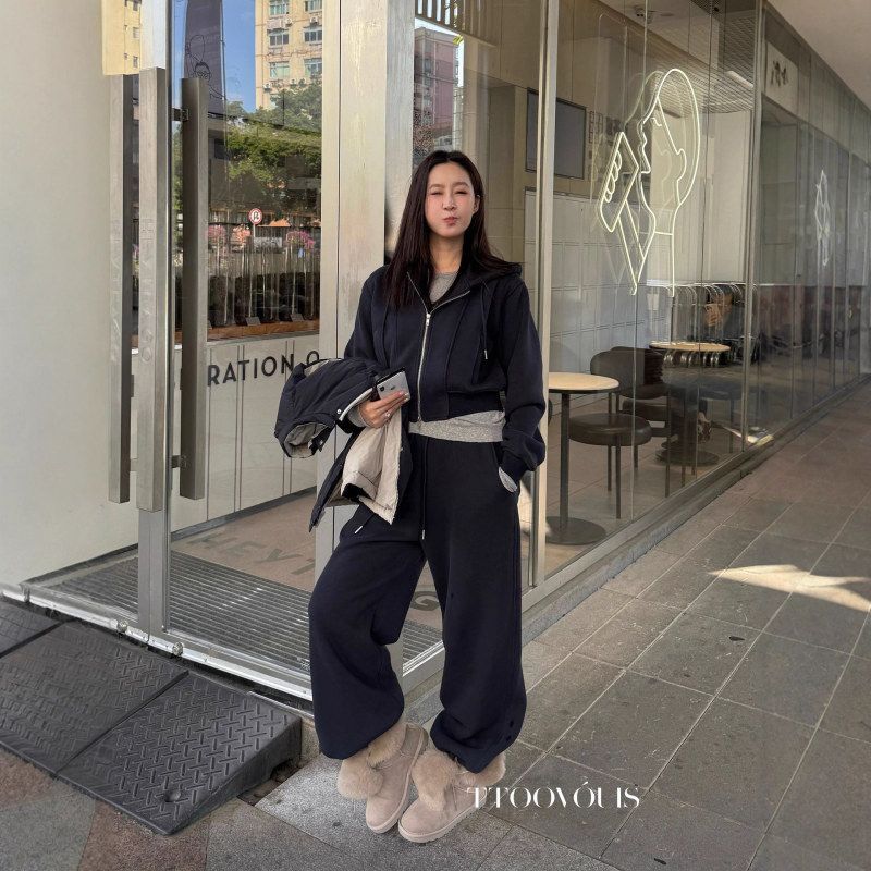 TTOOVOUIS冬季2407加绒加厚松紧