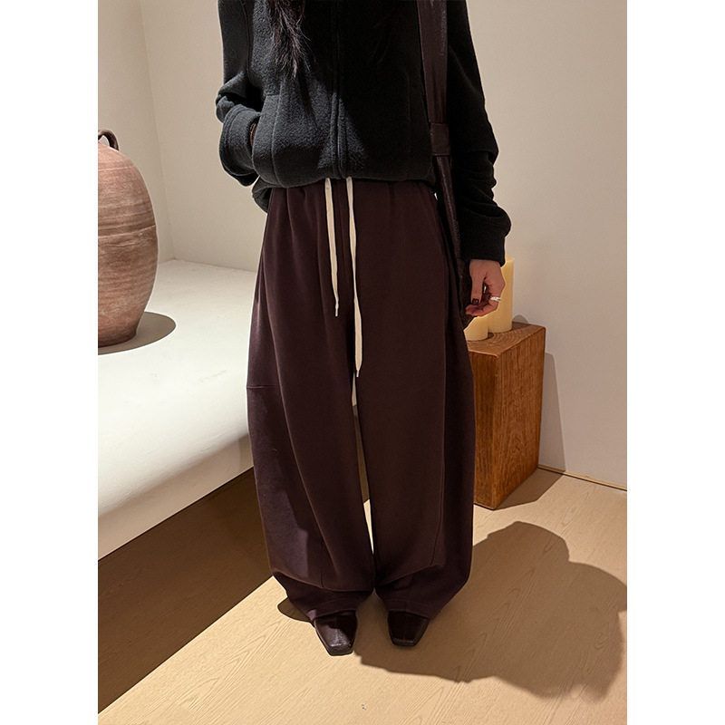 女2025十三行木兰品质磨毛卫裤