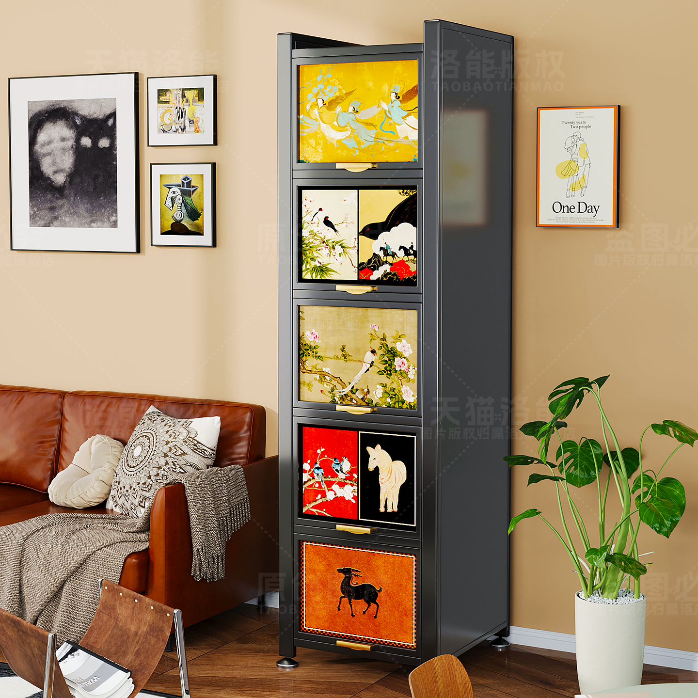 加厚加粗送货上门！家用收纳柜