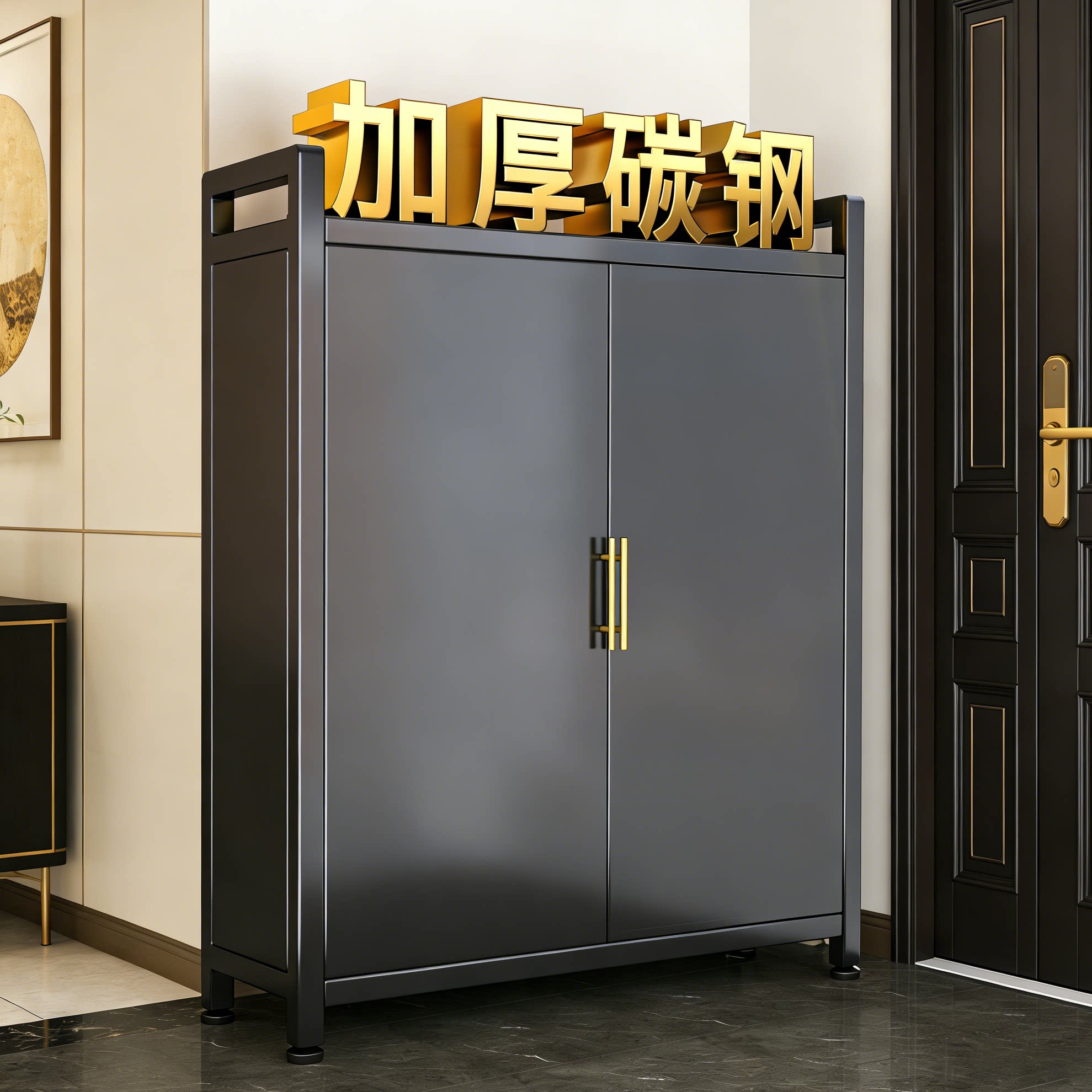 【天猫热销新品】钢制家用鞋柜图片