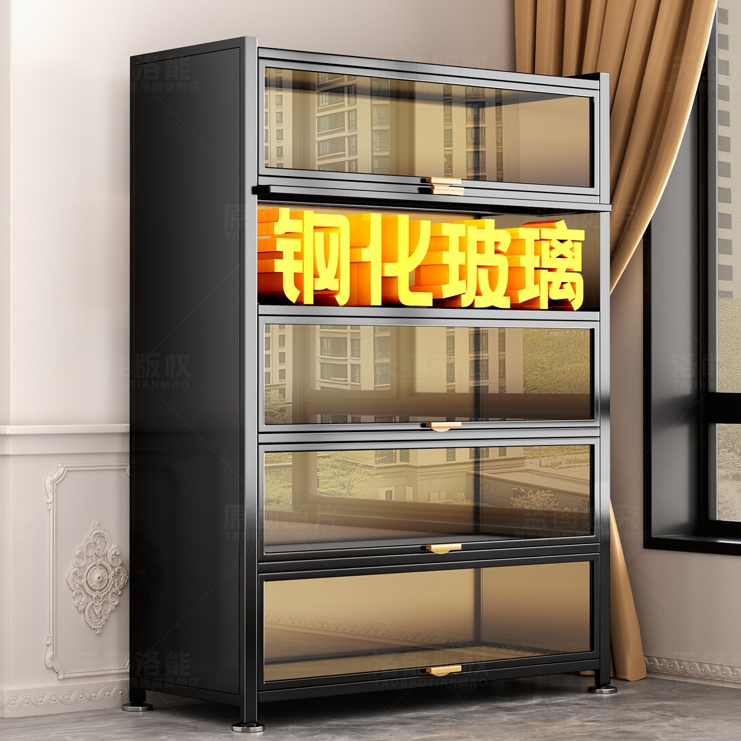 【3C玻璃】展示柜手办柜家用收纳