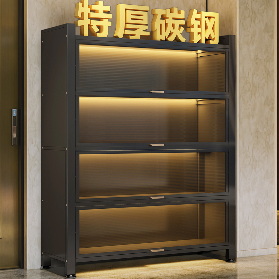 玻璃展示书柜储物柜一体