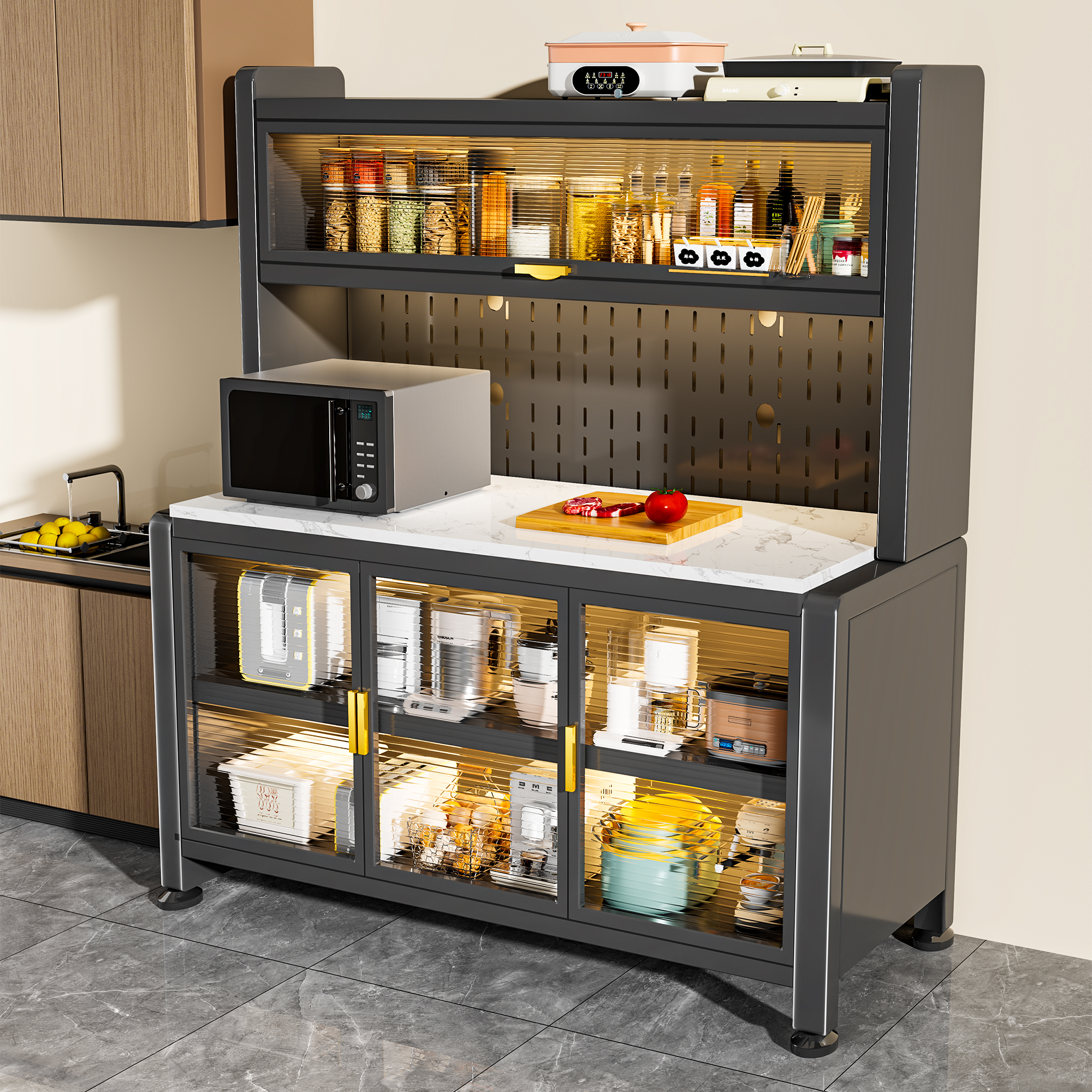 小户型家里必不可少的厨房餐边柜