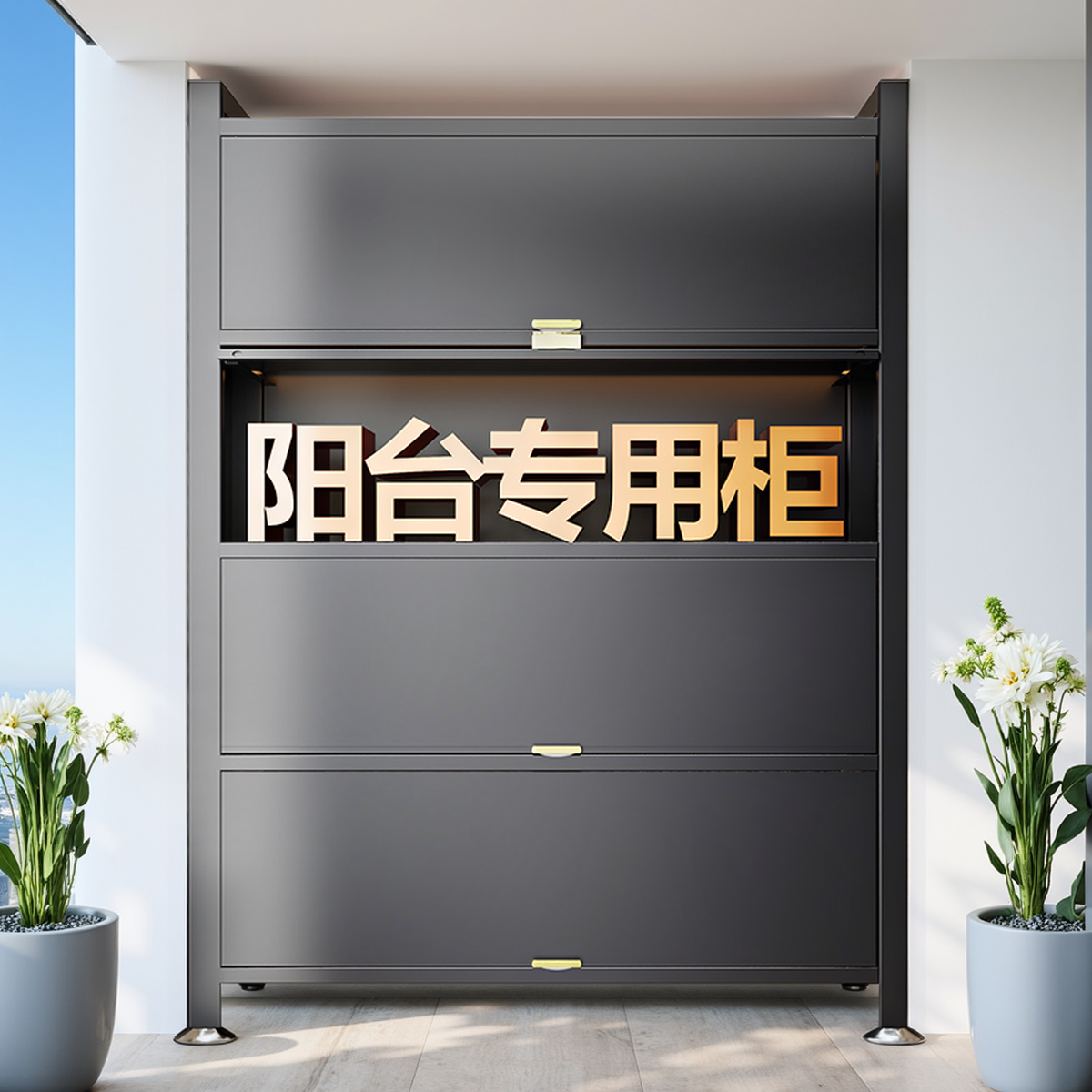 不怕晒的户外防尘阳台储物柜子