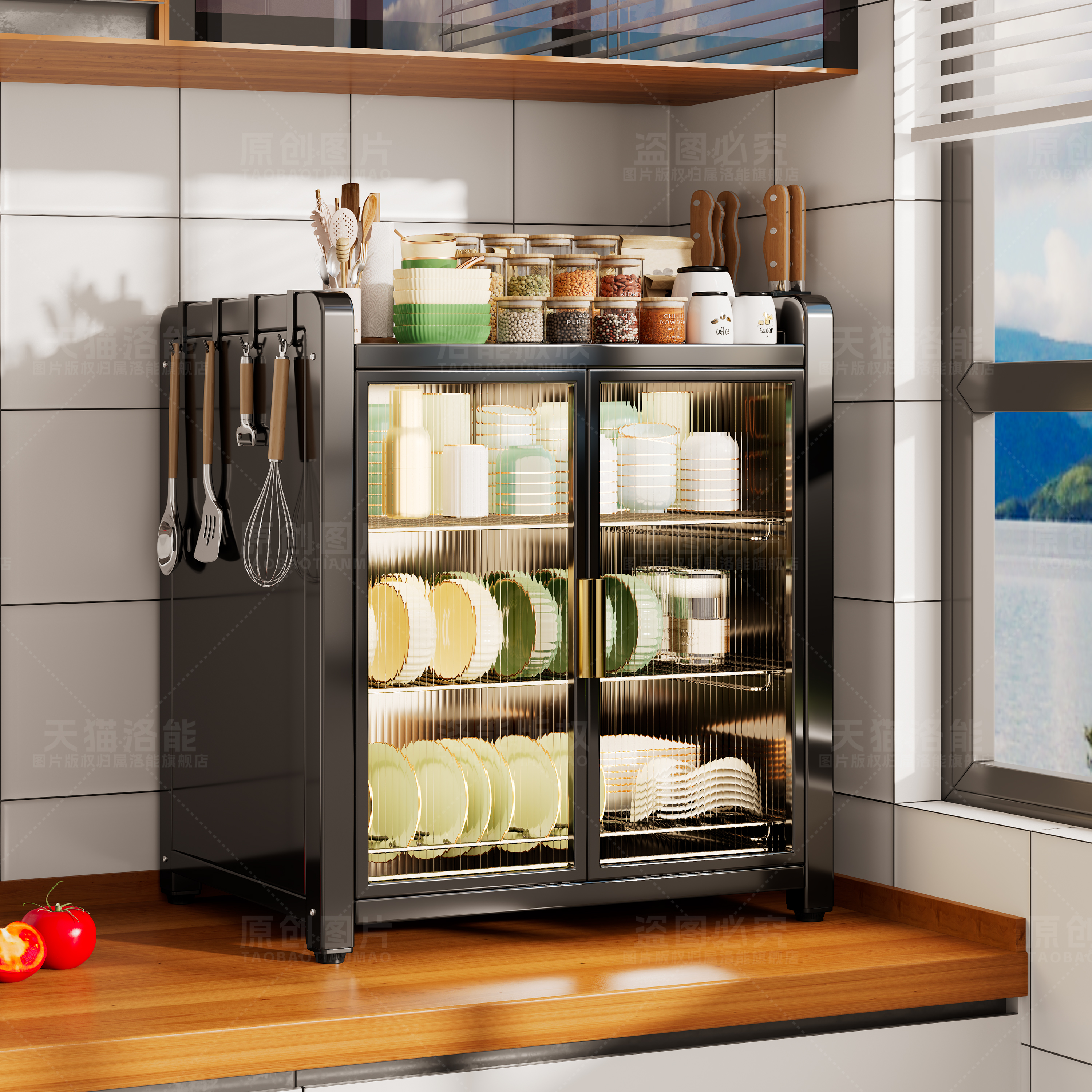 【热销10W+】家用碗架厨房收纳架