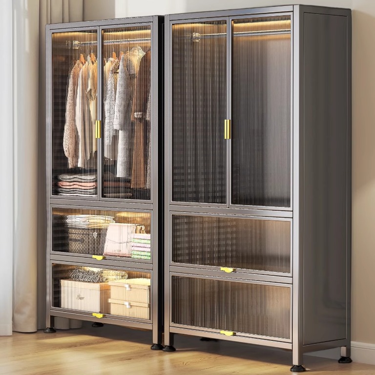 2025新款简易衣柜出租房用收纳柜