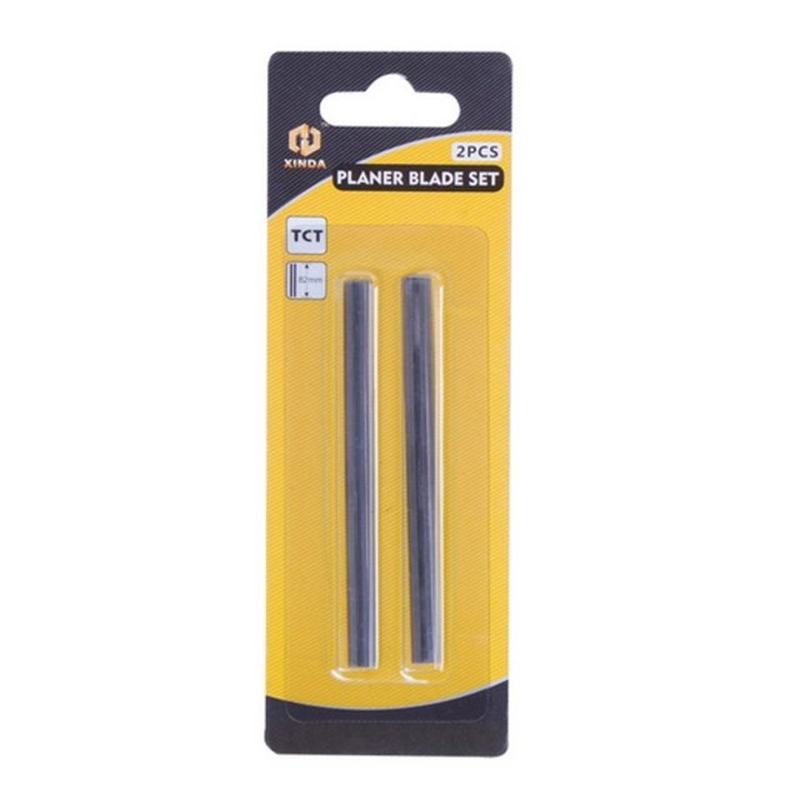 4pcs Carbide Planer Blade 82x5.5x1mm Carbon Steel Reversible