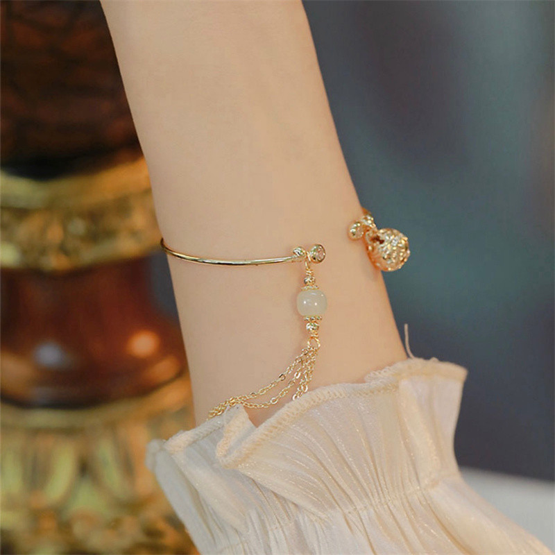 Rinhoo Fashion Lucky Transshipment Bead Bell Tassel