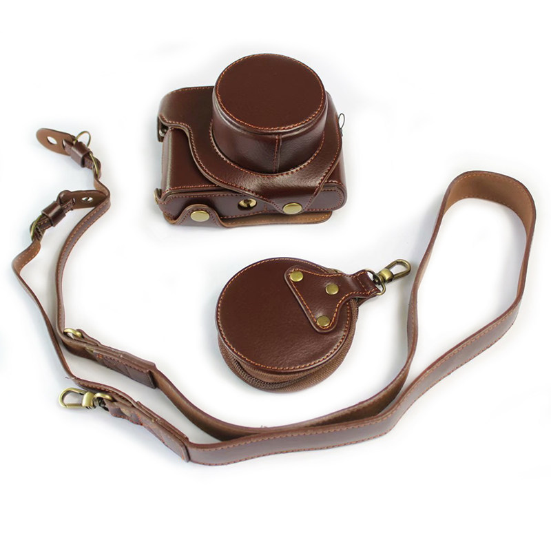 适用徕卡D-LUX7相机包皮套dlux7复古保护套半套底座 真皮