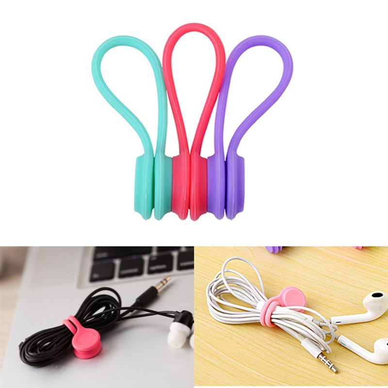 6/3PCS Earphone Cord Winder Cable Holder Organizer s Multi F