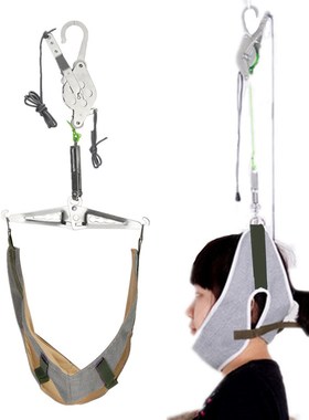 Cervical Traction Over Door Neck Massager Device Kit Stcher