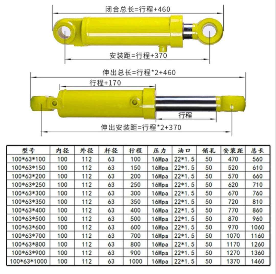 液压重型12吨100缸径堆高机吊车升降机油顶工程机械双向双耳环油