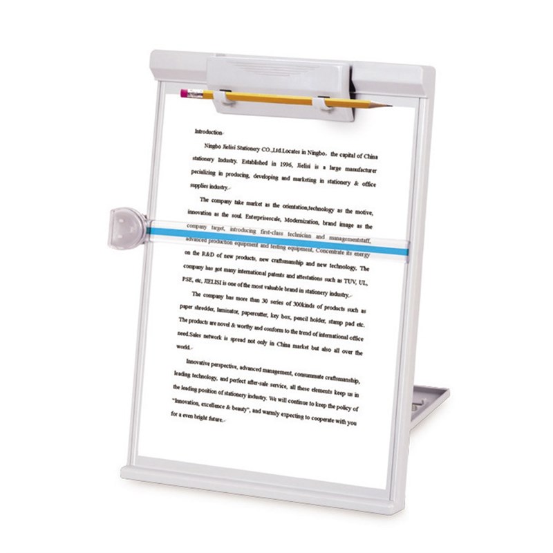 35 x 23cm Clip Typing Paper Holder Document Adjustable Copy