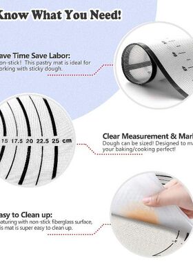 极速Large Size Silicone Baking Mat Sheet Non Stick Kneading