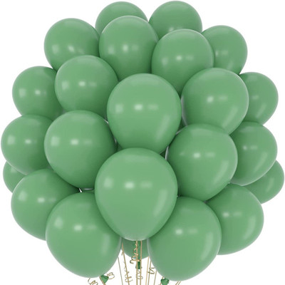 102030pcs Retro Avocado Green Pink Latex Balloons Birthday