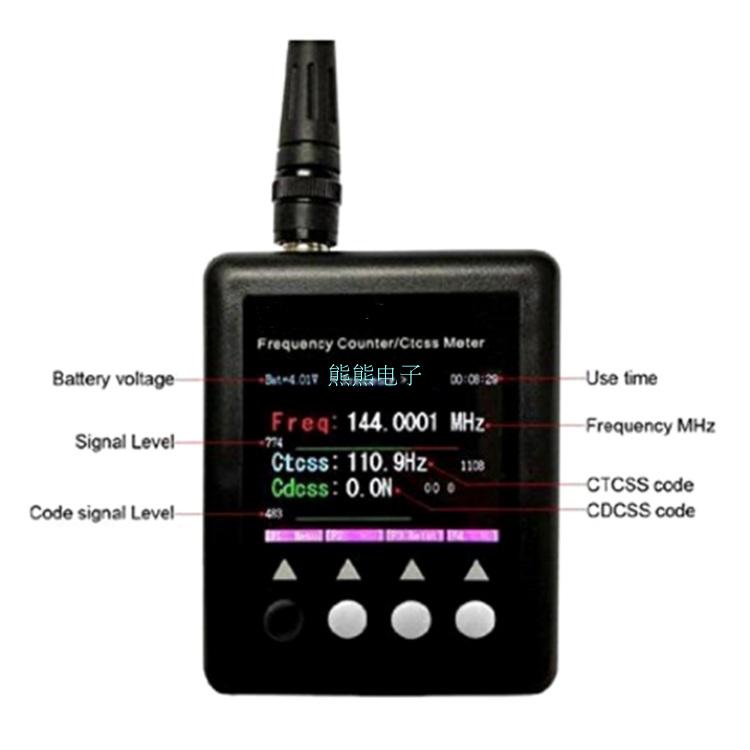 Digital Radio Tester 27Mhz-3000Mhz Decoder CTCSS CDCSS Meter