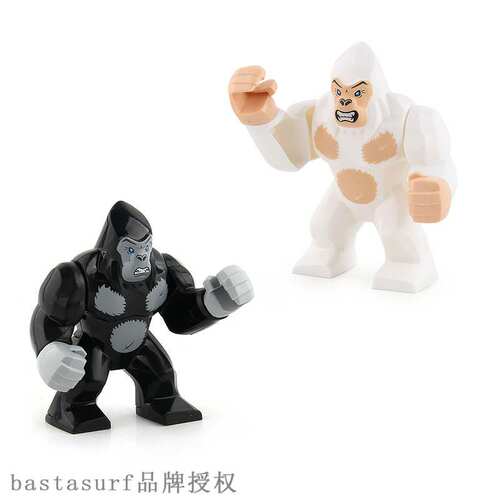 极速JLB building block assembling and inserting shark gorill