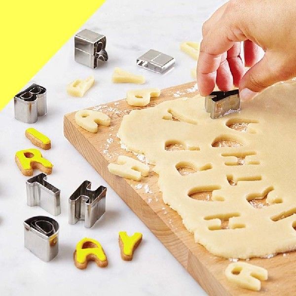 Kitchen DIY 26 Pcs/Set Cake Cutter Alphabet Letters Shape