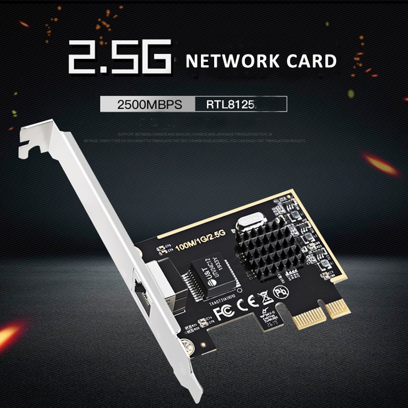 NEW PCIe PCI Express Network Lan Card 100/1000M/2.5G RJ45 Ne