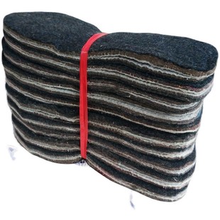 垫可剪 棉鞋 秋冬一次性毛毡黑白鞋 垫保暖加厚透气吸汗女防滑冬季