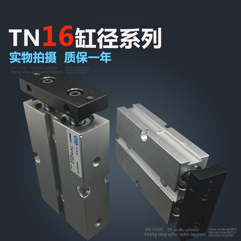 Free shipping Double rod double shaft cylinder TDA/TN16*10/1