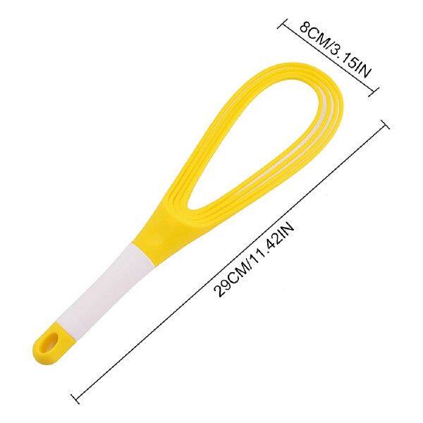 Egg Whisk Plastic Manual Rotary Foldable Balloon Wire Whisk