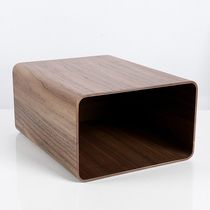 实木垃圾桶北欧无盖家用创意长方形收纳桶简约客厅办公室木质纸篓