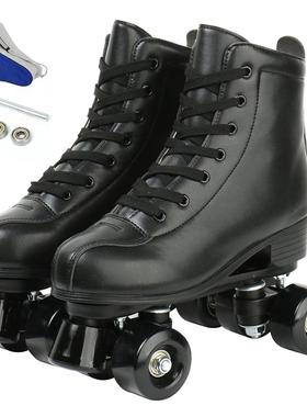 5 Colors Adult PU Leather Roller Skates Skating Shoes Slidin