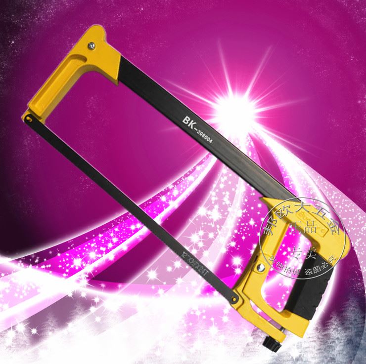 。邦克方管钢锯架铝合金木工家用手工锯架锯条锯弓手柄锯BK-30800