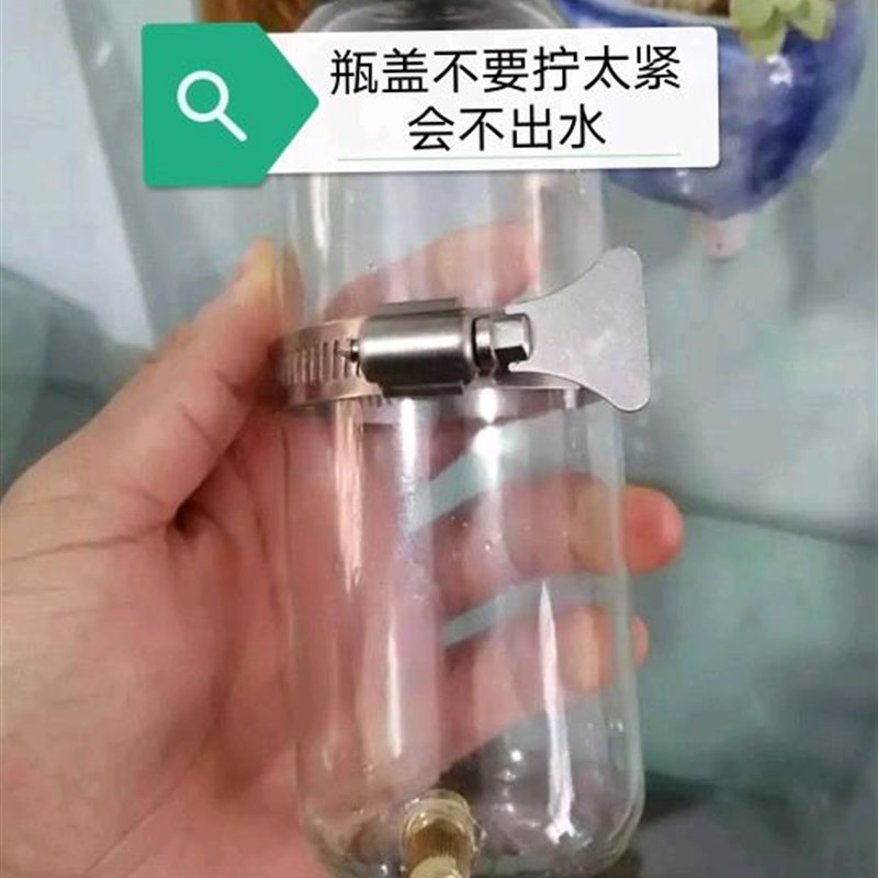 包邮撞针水壶饮水器玻璃大容量龙猫兔子荷兰猪土拨鼠鹦鹉松鼠静音
