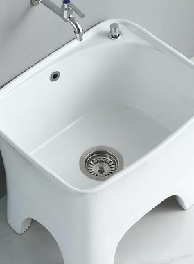 卫生拖把陶瓷大洗地拖落把池槽阳台地式高66294脚小号号墩布水间