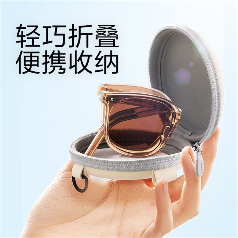新品【2副墨镜】女韩版大框黑色偏光眼镜大脸显瘦级感ins夏季街
