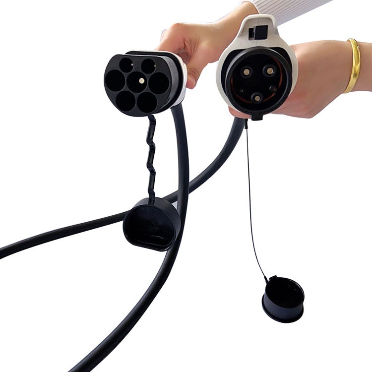 32A Type1 to Type2 ev charging cable 5M