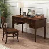 北欧实木书桌简约现代白蜡木胡桃色办公桌子学生家用办公桌梳妆台