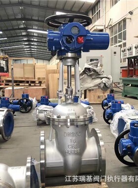 不锈钢电动闸阀 Z941H-16C DN250 CF8法兰硬密封 防腐防锈 耐磨