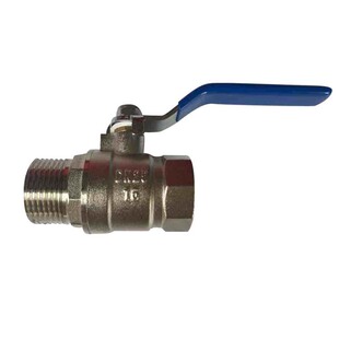 【比德斯】现货供应奥巴银内外丝球阀  DN25电镀内外丝球阀