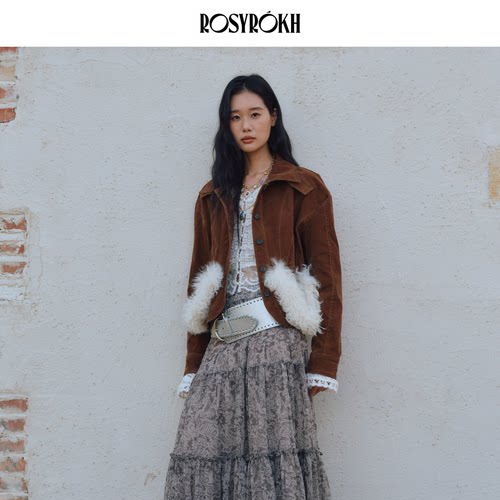 复古磨毛牛仔外套女短款休闲夹克