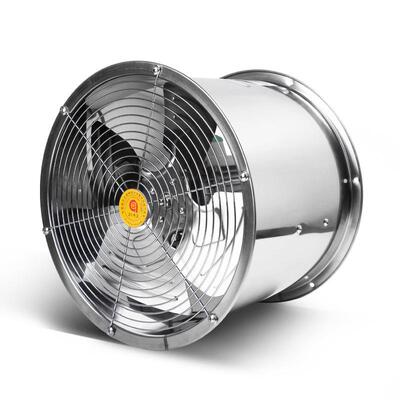 SF低噪音耐高温防水厨房强力排烟管道式通风机不锈钢轴流风机
